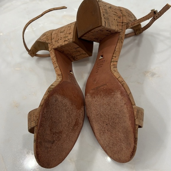 Schutz Cortica Plus cork sandal natural sz 9 - Picture 5 of 7